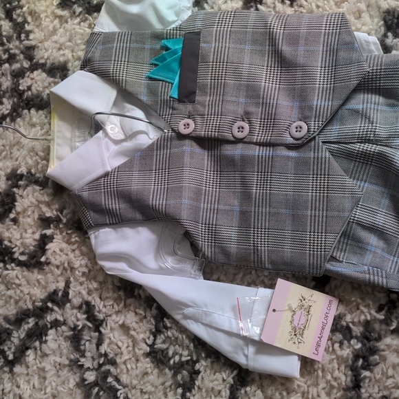 12-18 month Rugged Butts Wyatt Plaid suit set - Picture 4 of 9